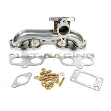 Stainless Turbocharger T3 Manifold Header For Toyota Tacoma Hilux 2.4L 2RZFE New picture