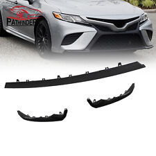 3Pcs For Toyota Camry SE XSE 2018-2020 Front Bumper Lower Grille Trim Molding picture