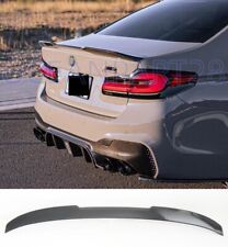 For 2017-2023 BMW 5 Series G30 530i 540i Rear Trunk Spoiler Carbon Fiber Style picture