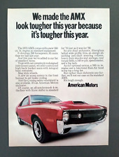 1970 AMX 390 Ram Air Hurst Shifter original magazine auto ad print picture