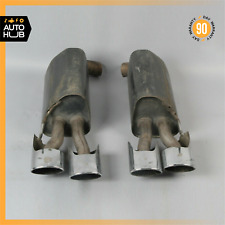 03-06 Mercedes W220 S65 S55 CL65 AMG Exhaust Muffler Quad Tips Left and Right picture
