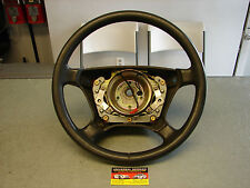 MERCEDES 140 500SEL 600SEL LEATHER STEERING WHEEL CHARCOAL  picture