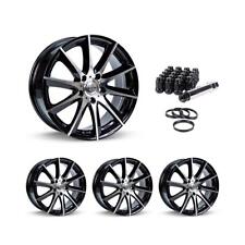 Wheel Rims Set with Black Lug Nuts Kit for 97-98 Toyota Paseo P819585 15 inch picture