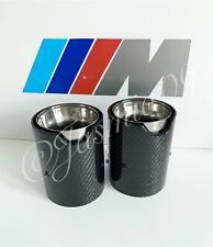 60mm M PERFORMANCE MPE CARBON EXHAUST TIPS M135i M140i M235i M240i 340 435 440 picture