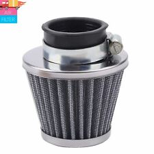 35mm CHROME CONE AIR FILTER HIGH FLOW PERFORMANCE FOR MOPED SCOOTER ATV BUGGY picture