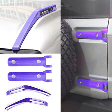 Purple Tailgate Spare Tire&Front Engine Hood Hinge Cover For Ford Bronco 2021+ picture