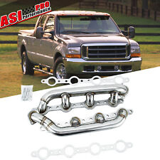 Stainless Steel Headers Manifolds FOR 99-03 Ford F250/F350/F450 Powerstroke 7.3L picture
