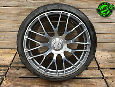 2017-2023 MERCEDES C43 C63 AMG  REAR AMG FORGED WHEEL RIM + TIRE 285/30 R19 OEM picture