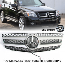 For Mercedes Benz GLK X204 GLK350 Grill 2008-2012 Front Grille w/LED Emblem picture