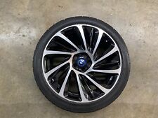 2014-2020 BMW i8 20” Factor Wheel Rim Tire Right Rear Machined Black OEM 86207 picture