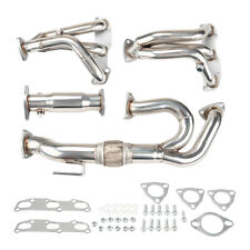 For 2002-2006 Nissan Altima 3.5L V6 2.4L l4 Exhaust Manifold Headers Downpipe picture
