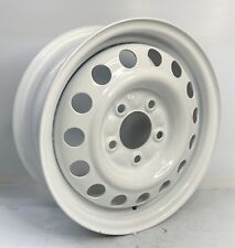 14 inch  5 Lug  Steel  Wheel  Rim  Fits  Offset  Tow  Car  Dolly  14545M WHITE picture