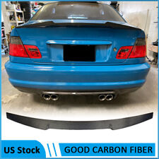 For BMW 3Series E46 320i 325i 330i M3 Real Carbon Fiber Rear Trunk Spoiler Wing picture