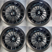 SET OF 4 18 INCH ALLOY WHEELS 18x8JJ ET42 5 STUD WILL FIT SCIROCCO picture