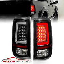 Fit 2004 2005 2006 2007 2008 Ford F150 Pickup Black LED Tube Tail Lights Lamps picture