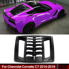 For Corvette C7 Z06 ZR1 Coupe 2014-2019 Rear Window Louver Sun Shade Matte Black picture