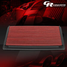 PERFORMANCE RED INTAKE PANEL AIR FILTER FOR 1988-1998 100 A6 S4 S6 VW GOLF JETTA picture