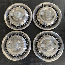 CHEVROLET CORVAIR 1964 1965 1966 14” HUBCAPS WHEEL COVERS CHEVY II SET OF 4 VTG picture