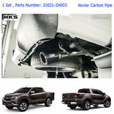 Performance Stainless Exhaust Pipe Carbon Tip Fits Mazda Bt-50 Pro 2012 - 2017 picture