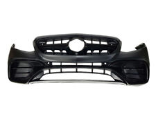 For 16-18 Mercedes W213 E Class, E63 AMG Style Black Trim Front Bumper With PDC picture