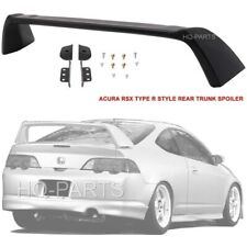 For 02-06 Acura RSX DC5 Type R Style Rear Trunk Spoiler Wing Unpainted Black ABS picture