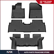 Car Floor Mats Liners For Kia Sorento 2016-2020 SUV TPE Rubber Black Replacement picture