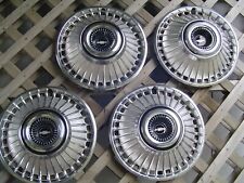 4 VINTAGE 1963 1964 CHEVROLET CHEVY BELAIR IMPALA CORVAIR HUBCAPS WHEEL COVERS picture