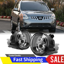 Pair Fit 2011-2013 Nissan Rogue Clear Bumper Fog Lights Lamps Replacement picture