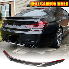 Fits BMW 6Series F06 F13 640i 650i M6 12-18 Rear Spoiler Trunk Wing REAL CARBON  picture