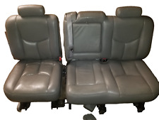 00 - 06 SUBURBAN YUKON XL ESCALADE ESV GRAY LEATHER 2ND ROW Bench SEATS SEAT picture