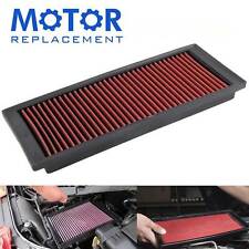 Red Washable Reusable High Flow Air Filter Panel Replacemet for Golf Passat GTI picture