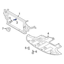 For Kia Forte 19-22 Kia 86527M7000 Front Radiator Support Panel Reinforcement picture