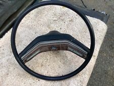 1980-86 Ford F-Series Steering Wheel Woodgrain with Cruise Control    OEM Used picture