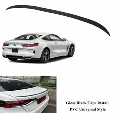 46.85inch Rubber Universal Rear Trunk Lip Spoiler Wing Fit For BMW 840i 20-2022 picture