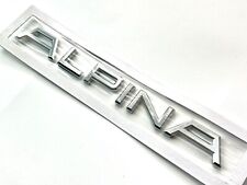 Chrome Alpina Logo Car Trunk Rear Emblem Badge Decal Sticker B3 B4 B5 B6 B7 B8 picture