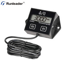 Digital Hour Meter Tachometer,Maintenance Reminder For ZTR Lawn Mower Snowmobile picture