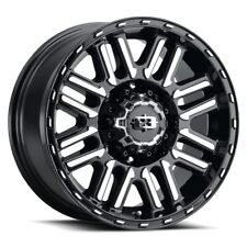 18x8.5 Vision 348 Nexus Gloss Black Machined Face Wheel 8x6.5 (18mm) picture