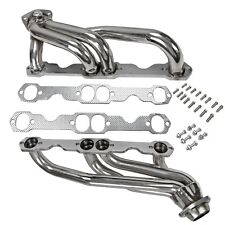 Stainless Steel Headers Truck w/ Gaskets Fits Chevy GMC 88-97 5.0L 305 350 V8 picture