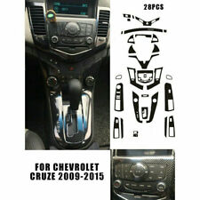 28Pcs For 2009-2015 Chevrolet Cruze Carbon Fiber Interior Covers Trim Stickers picture