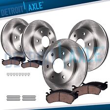 Front and Rear Disc Rotors Ceramic Brake Pads for 2010 2011 Ford F-150 6-Lugs picture