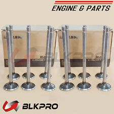 12* Intake + Exhaust Valves For Natural gas Cummins 8.3L 8.9L ISL ISC 6C collets picture