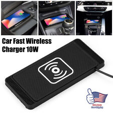 Wireless Car Phone Charger Fast Charging Pad Mat For iPhone Samsung Universal US picture