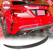 Real Carbon Rear Trunk Lip Spoiler For Mercedes-Benz W117 C117 CLA250 CLA45 AMG picture
