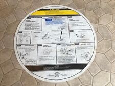 1987-1993 Cadillac Allante Spare Tire Cover Jacking/Storage Instructions picture