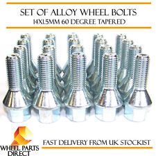 Alloy Wheel Bolts (20) 14x1.5 Nuts Tapered for VW Golf R32 [Mk5] 05-10 picture