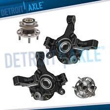AWD Front Steering Knuckles Rear Wheel Bearing Hubs for 2007 2008 Dodge Caliber picture