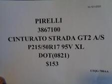 1 PIRELLI CINTURATO STRADA GT2 A/S P 215 50 17 95V XL TIRE 3867100 CQ2 picture