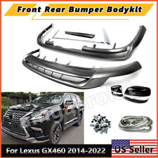 For Lexus GX460 14-22 Body Kit Front Bumper Splitter& Rear Diffuser Mirror Cover picture