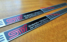 JDM Metal STI Door Sills Scuff Plate FOR Subaru Forester XT SG5 SG9 STI 01-07 picture
