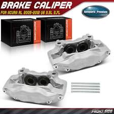 2Pcs Front Side Brake Calipers w/o Bracket for Acura RL 2005-2012 V6 3.5L 3.7L picture
